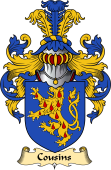 English Coat of Arms (v.23) for the family Cousin (s) or Cosyn