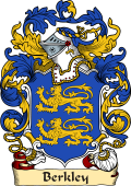English or Welsh Family Coat of Arms (v.23) for Berkley