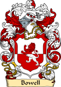 English or Welsh Family Coat of Arms (v.23) for Bowell (Berry-Court, Hants)