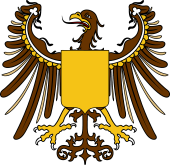 Eagle Displayed Tyrol Shield Surmounted