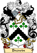 English or Welsh Family Coat of Arms (v.23) for Brewin (ref Berry)