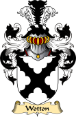 English Coat of Arms (v.23) for the family Wootton or Wotton