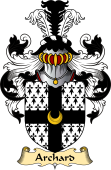 English Coat of Arms (v.23) for the family Archard