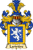 French Family Coat of Arms (v.23) for Rivière (de la)