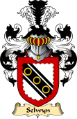 English Coat of Arms (v.23) for the family Selwyn