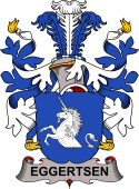 Coat of arms used by the Danish family Eggertsen