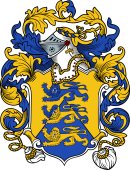 English or Welsh Coat of Arms for Catlin (Kent)