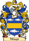 English or Welsh Family Coat of Arms (v.23) for Wayte (or Waite Norfolk)