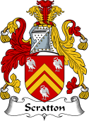English Coat of Arms for the family Scratton
