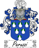 Araldica Italiana Coat of arms used by the Italian family Peruzzi