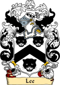 English or Welsh Family Coat of Arms (v.23) for Lee